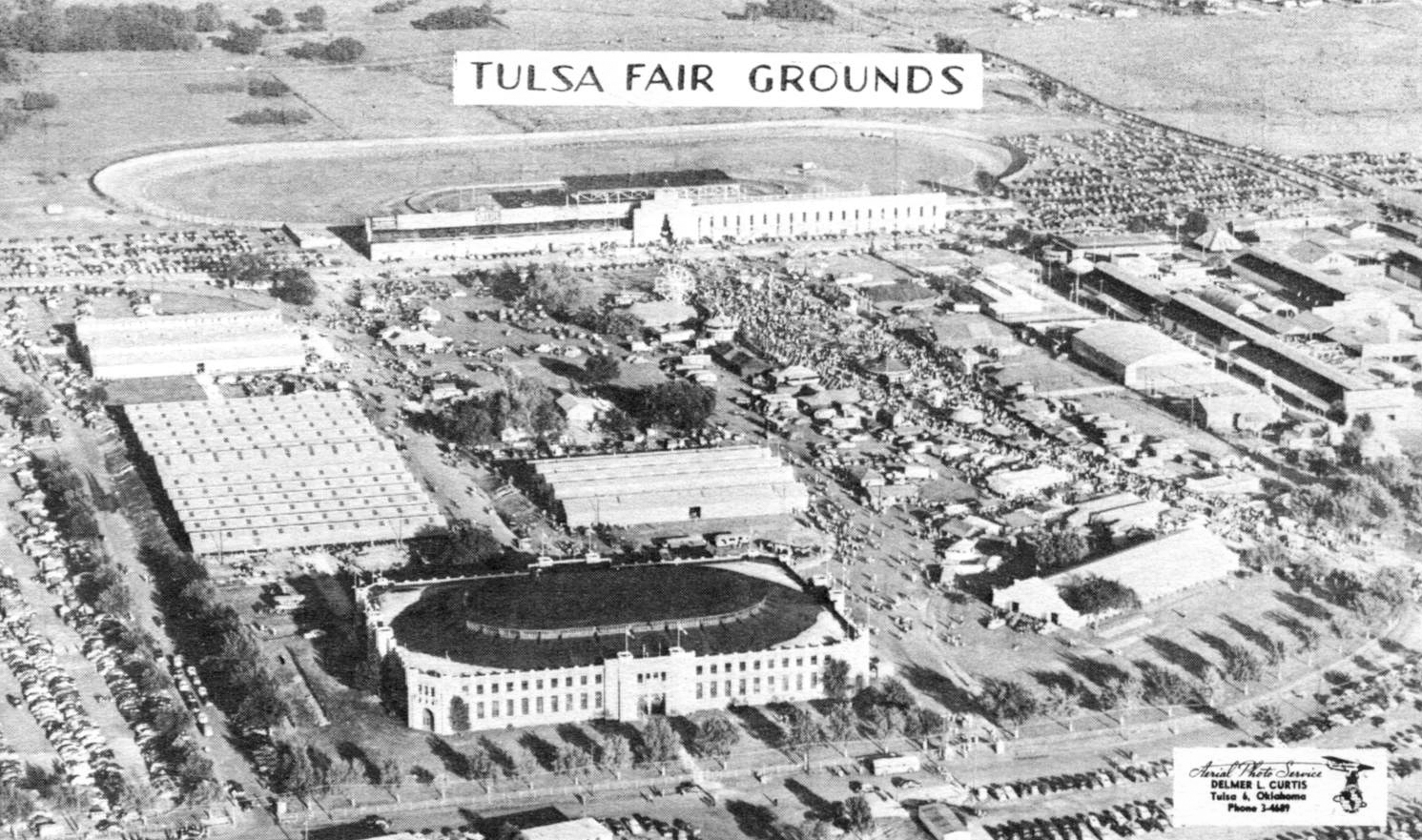 Tulsa Fairgrounds circa 1950s (Photo Credit: Oklahoma Historical Society)